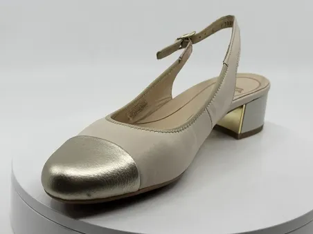 Ballerines 35823 Beige doré ARA chez FRANCEL Chaussures