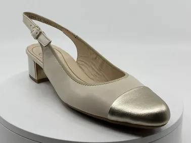 Ballerines 35823 Beige doré ARA chez FRANCEL Chaussures