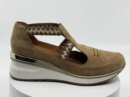 Derby visu beige nubuck - MAMZELLE