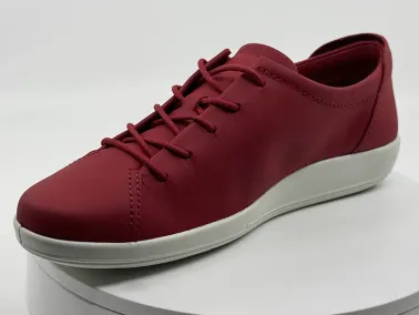 Baskets Rouge 206583 cuir chez FRANCEL Chaussures