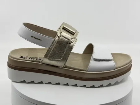 Sandales Dakota Blanc or - MEPHISTO