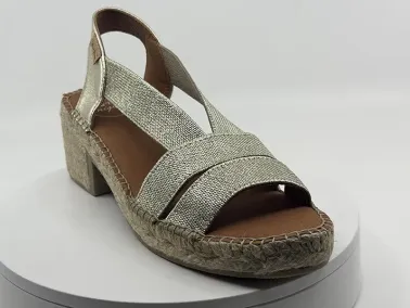 Espadrilles Dama platine  Tony PONS chez FRANCEL Chaussures