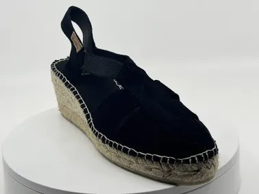Espadrilles Trapa noir Tony PONS chez FRANCEL Chaussures
