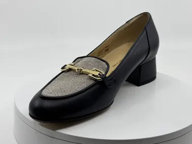 Mocassins 32321 Marine Beige  BRUNATE I FRANCEL Chaussures