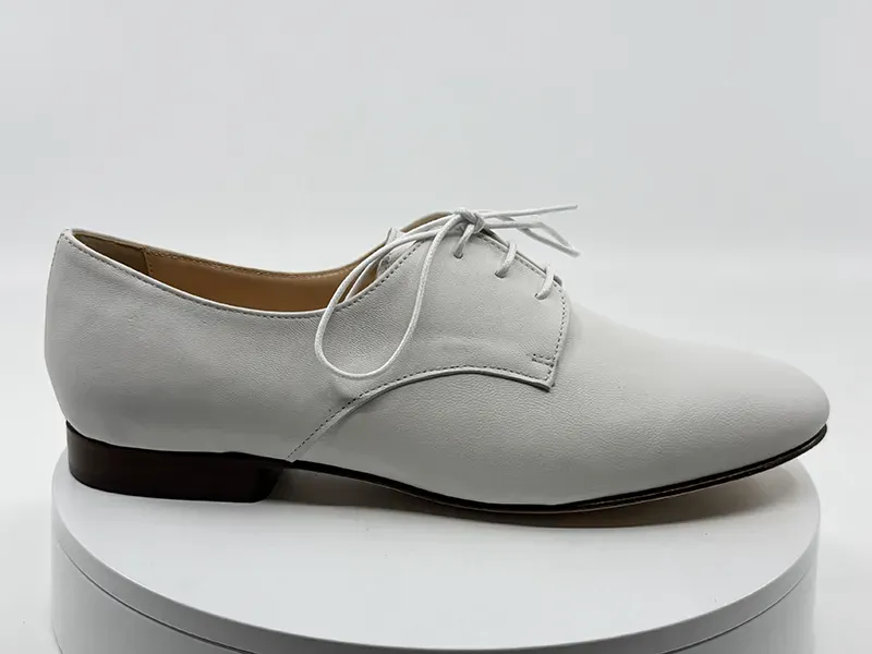 Derby 3971 Blanc cuir --CAPELLO