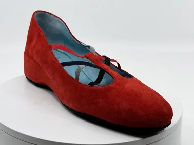 Ballerines 740m Rouge RABOTIN  I FRANCEL Chaussures
