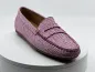 Mocassins Genova Reptile fuschia