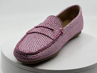 Mocassins Genova Reptile fuschia I FRANCEL Chaussures