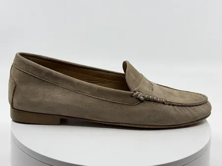 Mocassins Genova sable nubuck - mastrodomenico