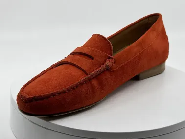 Mocassins Genova Orange  I FRANCEL Chaussures