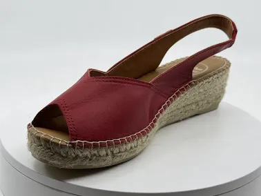Espadrilles Bernia rouge Tony PONS chez FRANCEL Chaussures