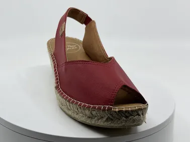 Espadrilles Bernia rouge Tony PONS chez FRANCEL Chaussures