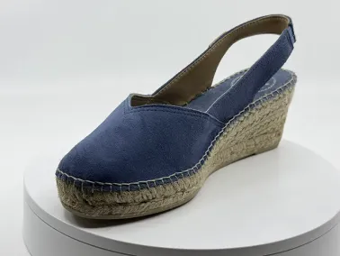 Espadrilles Betty indigo Tony PONS chez FRANCEL Chaussures