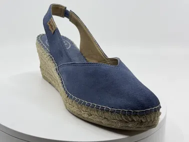 Espadrilles Betty indigo Tony PONS chez FRANCEL Chaussures