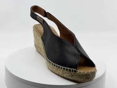 Espadrilles Laila noir Tony PONS I FRANCEL Chaussures