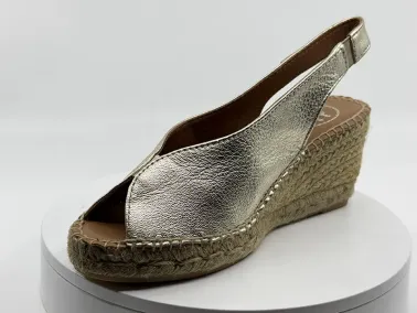 Espadrilles Laila platine Tony PONS I FRANCEL Chaussures