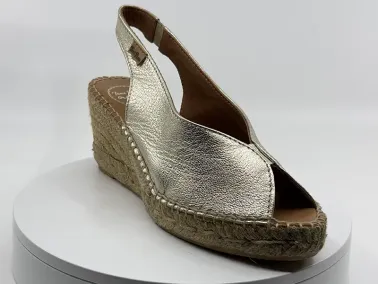 Espadrilles Laila platine Tony PONS I FRANCEL Chaussures