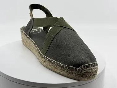 Espadrilles Verona kaki  Tony PONS I FRANCEL Chaussures