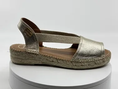 Espadrilles Etna platine cuir - Tony PONS
