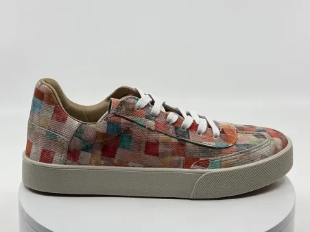 Baskets 90000 multi cuir - GREIGE