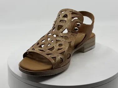 Sandales 9-716 Camel cuir PAULA URBAN | FRANCEL CHAUSSURES