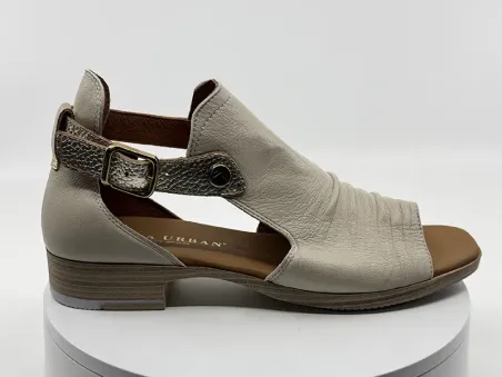 Sandales 9-729 Beige / Or  - PAULA URBAN