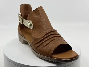 Sandales 9-729 Camel / Or  Paula URBAN | FRANCEL CHAUSSURES