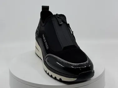 Sneakers 24780 Noir/Léopard   I FRANCEL Chaussures
