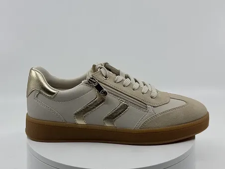 Sneakers 23739 Blanc/Crème/Doré