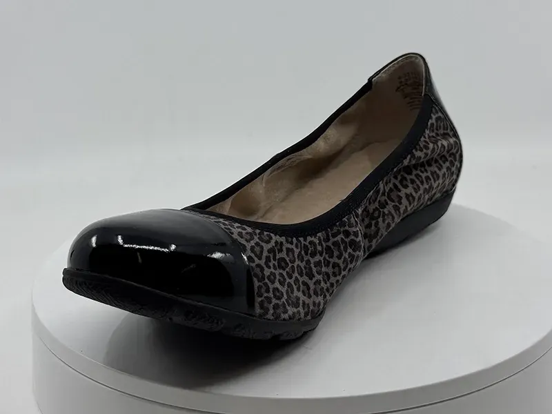 Ballerines 22152 Léopard/vernis noir I FRANCEL Chaussures