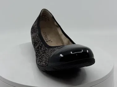 Ballerines 22152 Léopard/vernis noir I FRANCEL Chaussures