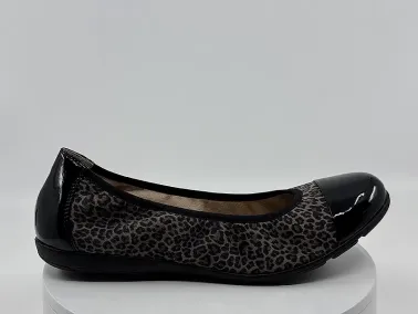 Ballerines 22152 Léopard/vernis noir I FRANCEL Chaussures