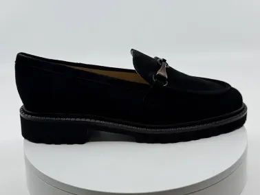 Mocassins femme Noir Veau Velours - Brunate