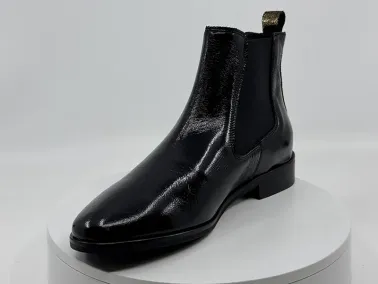 Boots Zellie Noir vernis FELMINI I FRANCEL Chaussures