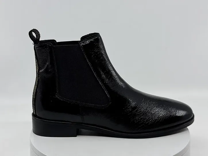 Boots Zellie Noir vernis - REQUINS
