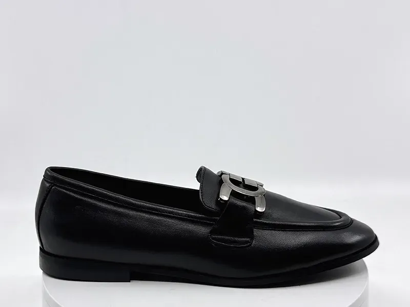 Mocassins Faro Noir Cuir - REQINS