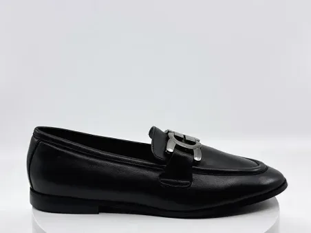 Mocassins Faro Noir Cuir - REQINS