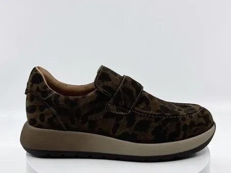 Baskets Carabel Léopard nubuck REQINS