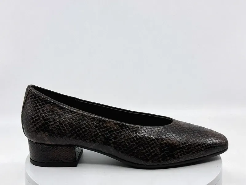 Ballerines Favorite Python Marron REQINS
