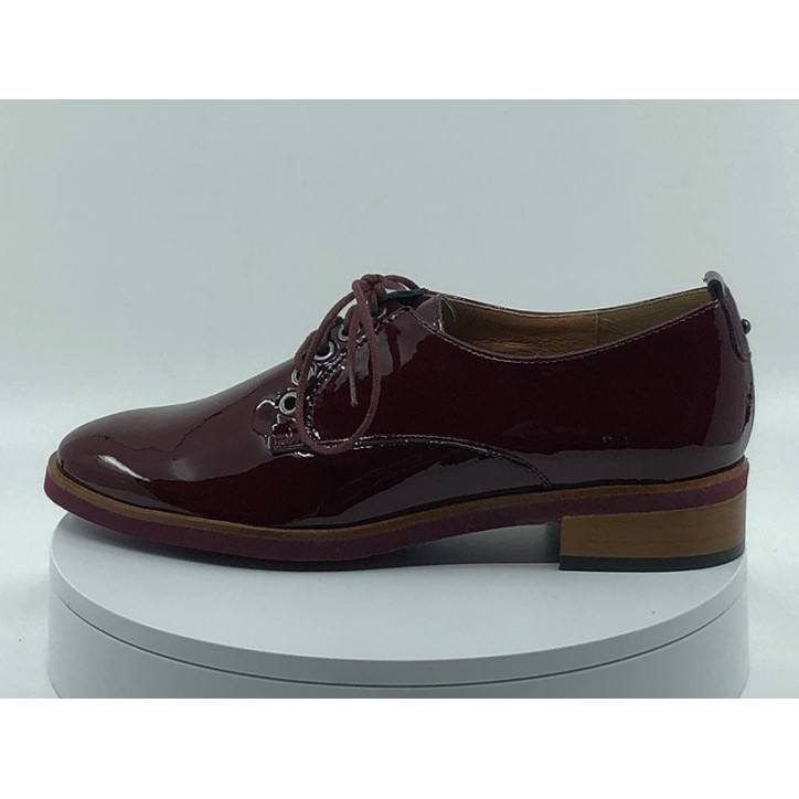 Derbies Jimber vernis bordeaux