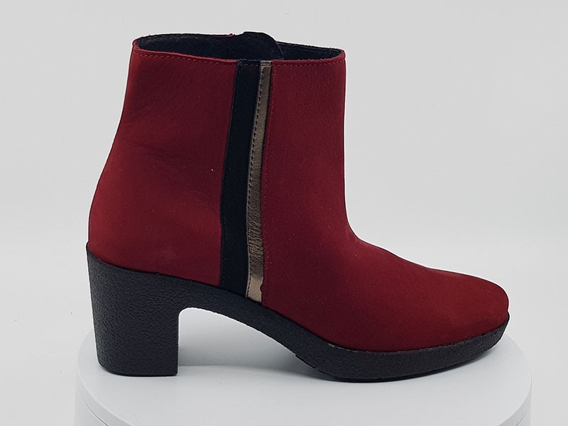 Boots Ophelie rouge