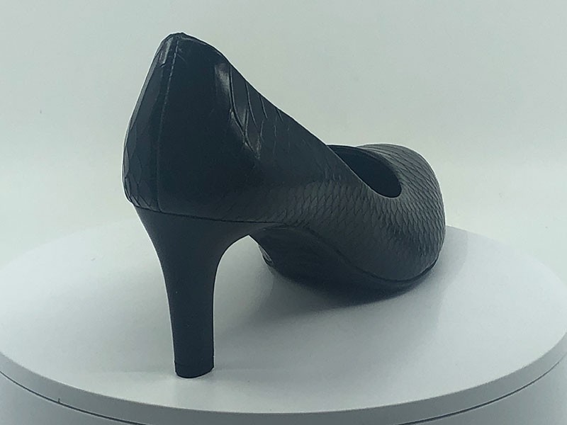 Escarpin noir croco discount