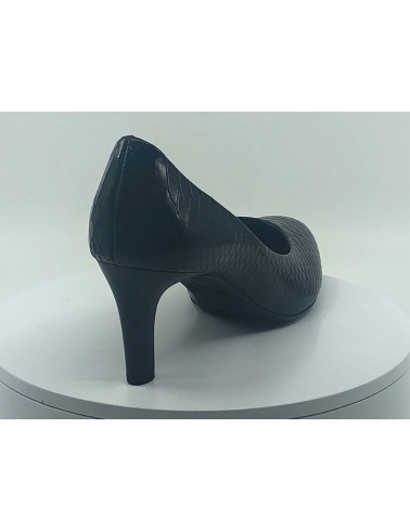 Escarpins Croco noir