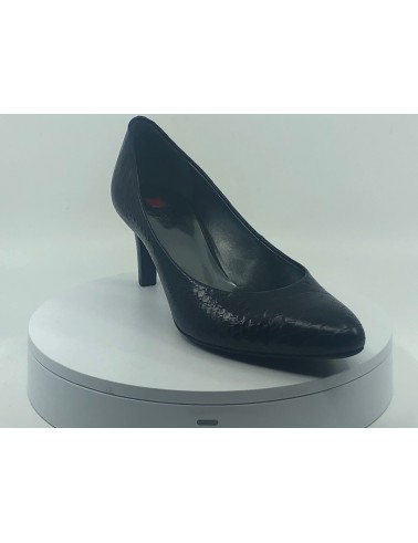 Escarpins Croco noir